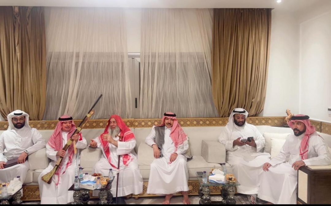 الشيخ الدكتور جاسم بن أحمد السعيدي الظفيري يزور مجلس الدكتور عبدالله الظفيري