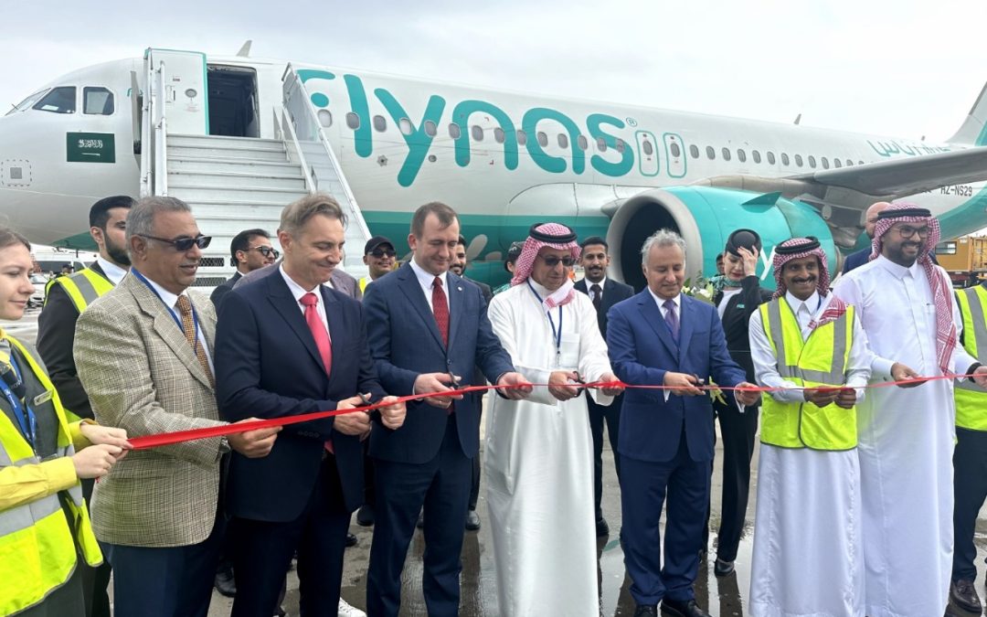 طيران ناس يحتفل بتدشين أولى رحلاته المباشرة بين الرياض وموسكو في فصل جديد من الربط الجوي وبحضور سفير خادم الحرمين الشريفين لدى روسيا