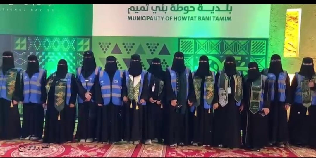 “دمت يا وطني عزي وفخري” مشاركة متميزة لجمعية سنابل الخير والعطاء بحوطة بني تميم