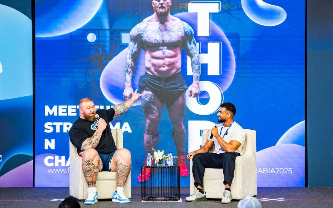 “ثور” بطل مسلسل صراع العروش يزور معرض فيبو أرابيا في الرياض