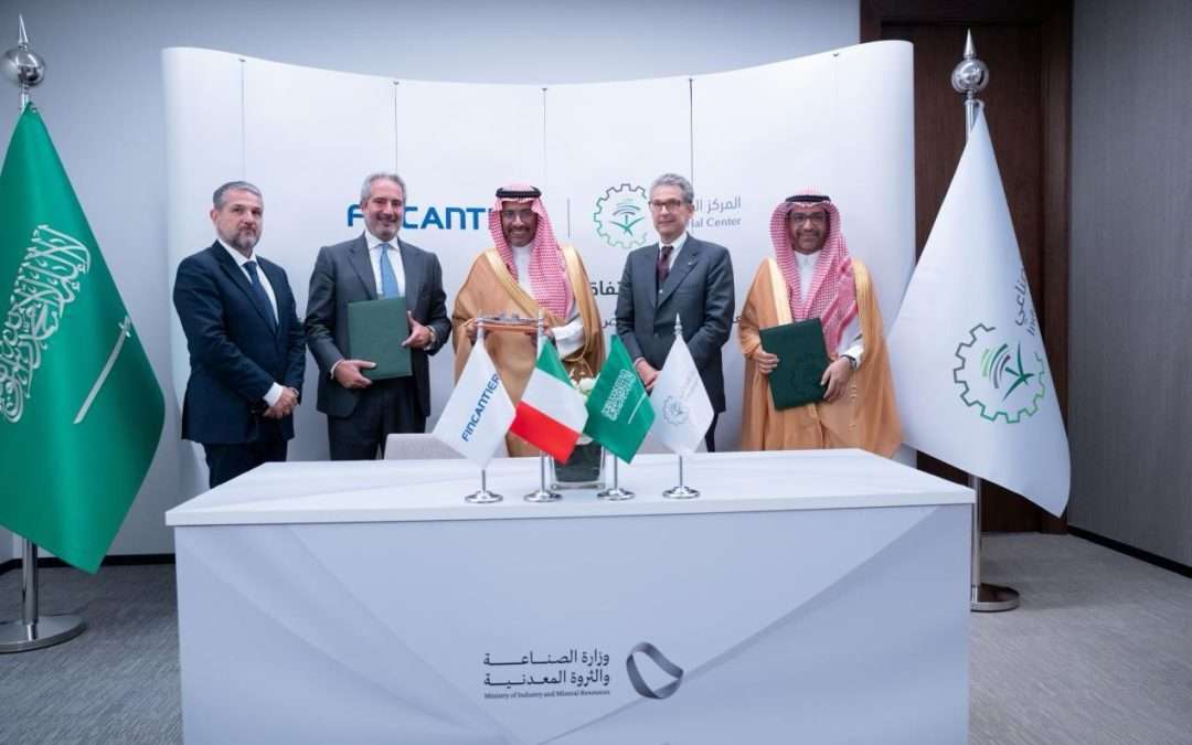 دعمًا لإنشاء منظومة بحرية متطورة ومستدامة تقوم على التكنولوجيا فينكانتيري ووزارة الصناعة والثروة المعدنية السعودية توقعان مذكرة تفاهم