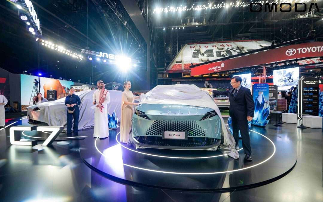 من الجائزة الذهبية في باريس إلى منصة الرياض طراز OMODA C7 يتحول إلى أجمل مركبة وينطلق على طرق المملكة العربية السعودية