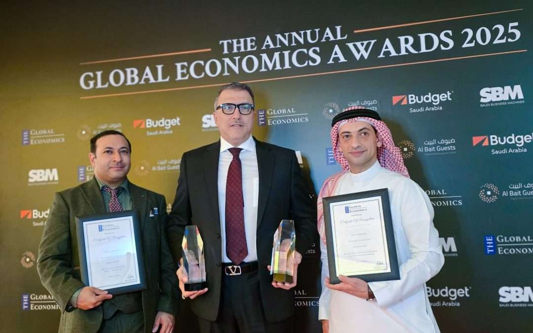 مدينة المعرفة الاقتصادية تفوز بجائزتين ضمن جوائز Global Economics 2025: “التصميم الأيقوني الأكثر ابتكارًا لبوابة المدينة” و”أفضل مطوّر عقاري في تطوير الوجهات الحضرية المتكاملة”