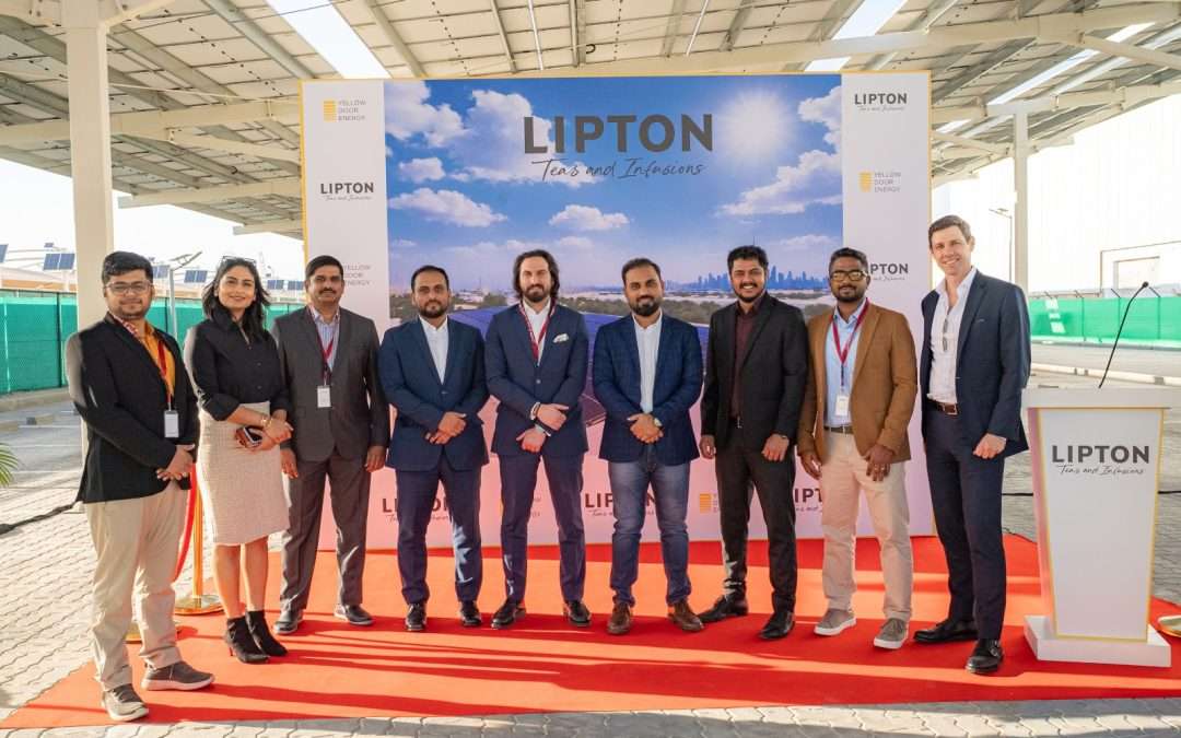 LIPTON Teas and Infusions تعزز الاستدامة بالطاقة بمصنع ليبتون جبل علي  بالتعاون مع Yellow Door Energy