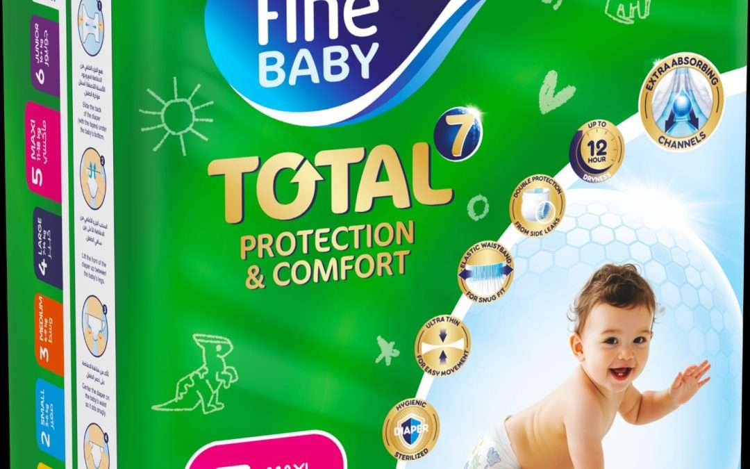 مجموعة فاين الصحية القابضة تطلق حفاضات فاين بيبي® توتال7 المصممة بمزايا متفوقة لحماية الأطفال وراحة البال للوالدين