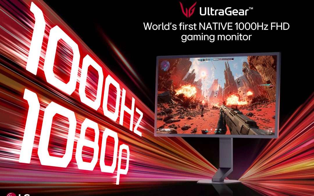 إل جي إلكترونيكس تطلق أول شاشة ألعاب في العالم بدقة Full HD وتردد 1000 هرتز