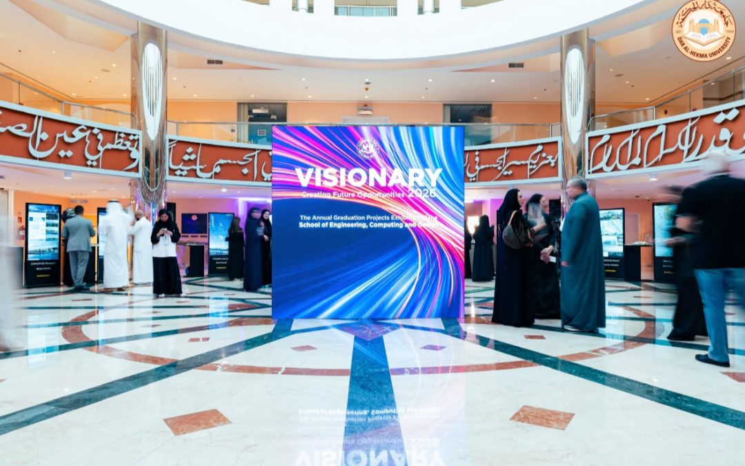 جامعة دار الحكمة تختتم معرض Visionary 2026 بمشاريع ابتكارية لخريجات كلية الهندسة والحاسبات والتصاميم