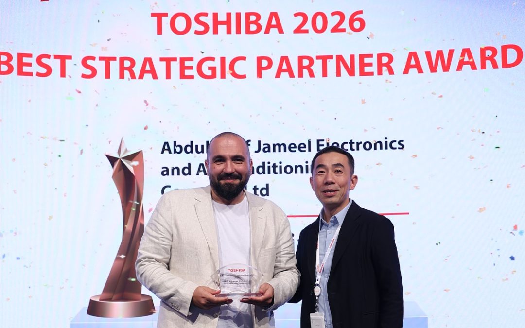عبد اللطيف جميل للإلكترونيات تحصد جائزة “أفضل شريك استراتيجي لعام 2026” من توشيبا خلال مؤتمرها الإقليمي في إسطنبول