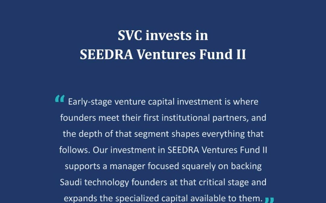 Saudi Venture Capital invests in SEEDRA Ventures Fund II
