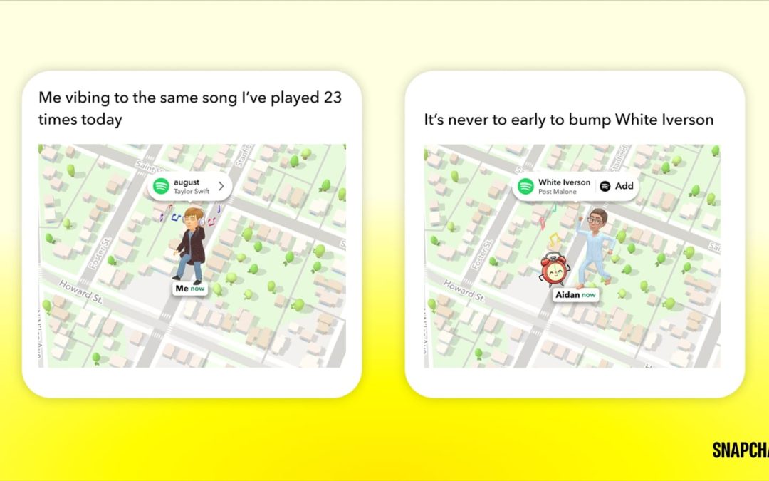 “سناب شات” تطلق ميزة جديدة لمشاركة الموسيقى مع الأصدقاء عبر “خريطة سناب”