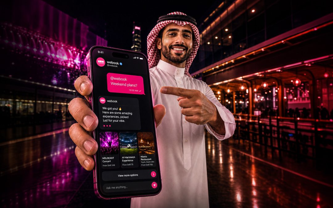 ويبوك تطلق مساعد الحجز بالذكاء الاصطناعي عبر إكس وإنستغرام وواتساب وتطبيقها